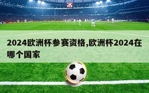 2024欧洲杯参赛资格,欧洲杯2024在哪个国家